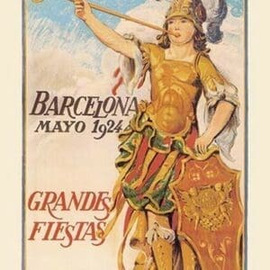 Barcelona Mayo - Art Print