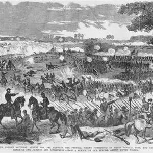 Battle of 2nd Manassas or Second Bull Run by Frank Leslie - Art Print