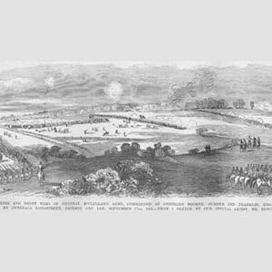 Battle of Antietam - Sharpsburg by Frank Leslie - Art Print