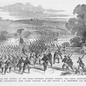 Battle of Antietam by Frank Leslie #2 - Art Print