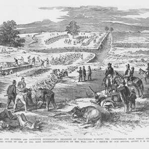 Battle of Antietam by Frank Leslie - Art Print