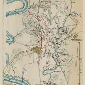Battle of Antietam or Sharpsburg - Art Print