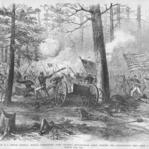 Battle of Bentonville by Frank Leslie - Art Print
