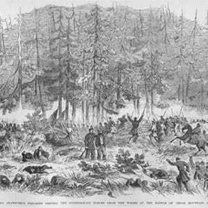 Battle of Cedar Mountain by Frank Leslie - Art Print