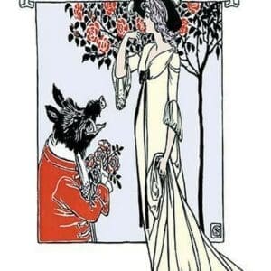 Beauty and the Beast by Walter Crane - Art Print