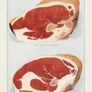 Beef: Bone Top Sirloin - Art Print