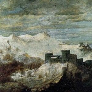 Beginning of Spring - Detail - by Pieter the Elder Brueghel - Art Print