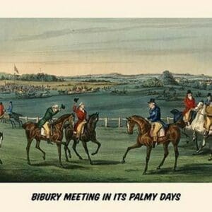 Bibury Meeting in its Palmy Days by Henry Alken - Art Print