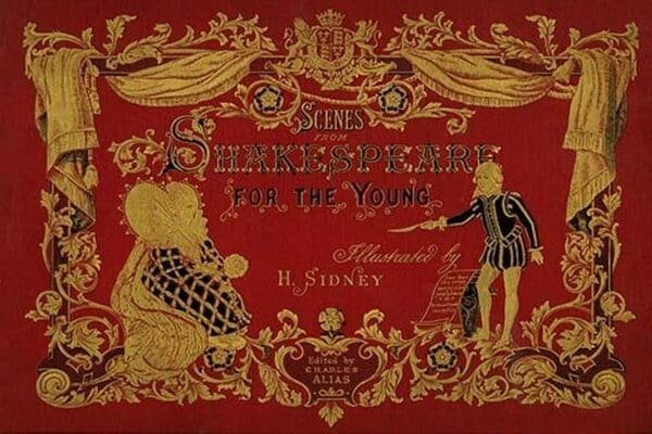 Book Cover 'Scenes From Shakespeare For The Young' by Herbert Sidney - Art Print