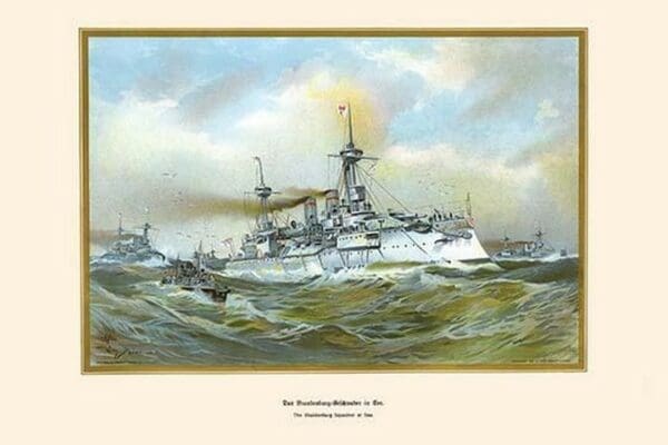 Brandenburg Squadron at Sea by G. Arnold - Art Print