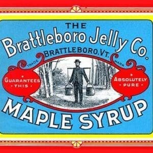 Brattleboro Jelly Co. Maple Syrup - Art Print