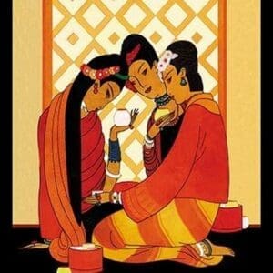 Burma-Gossip by Frank McIntosh - Art Print
