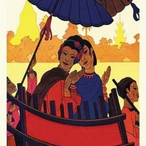 Burma-The Golden Landscape by Frank McIntosh - Art Print