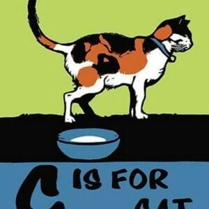 C is for Cat by Charles Buckles Falls - Art Print