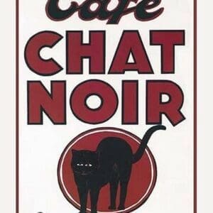 Cafe Chat Noir - Art Print