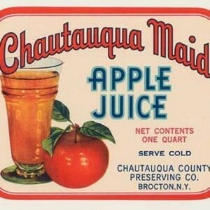 Cahutauqua Maid Apple Juice - Art Print