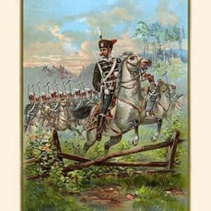 Captain of the 1st Regiment of Hussars - Body Guards by G. Arnold - Art Print