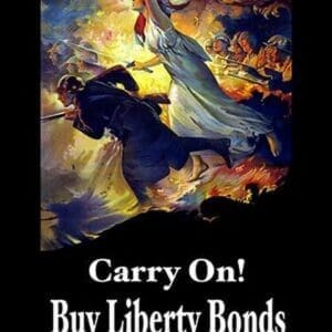Carry On! Buy Liberty Bonds to your Utmost by Edwin Howland Blashfield - Art Print