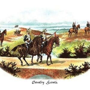 Cavalry Scouts by Richard Simkin - Art Print