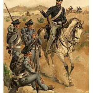 Cavalry Sergeant - 1841 - 1851 - Frontier Infantry & Artillery By Henry Alexander Ogden - Art Print