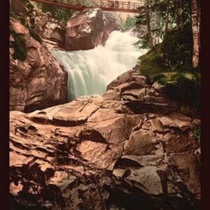 Cerisy Waterfall by Detroit Photographic Company - Art Print