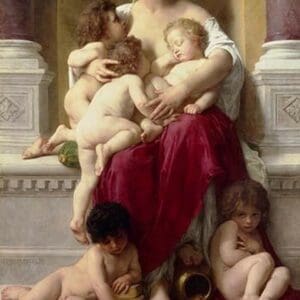 Charity by William Bouguereau - Art Print