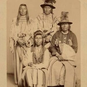 Chief Joseph and Nez Perce Chiefs - Art Print