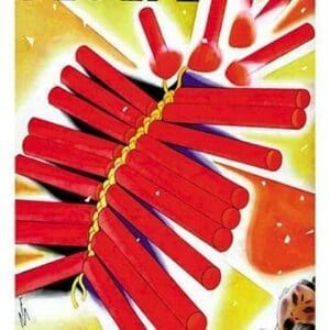 Chinese Fire Crackers w/TITLE by Frank McIntosh - Art Print