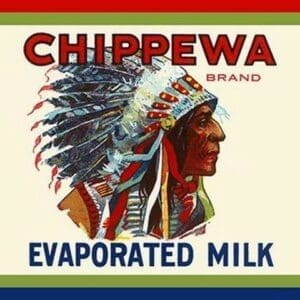 Chippewa Brand Evaporated Milk #2 - Art Print
