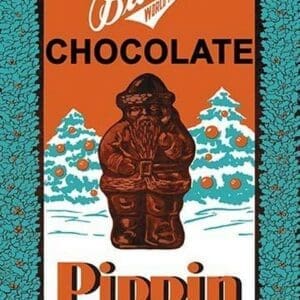 Chocolate Pippin Santa Claus - Art Print
