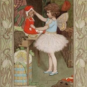 Christmas Behind the Scenes by Marie Louise Kirk - Art Print
