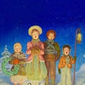 Christmas Carolers by Douglass Crockwell - Art Print