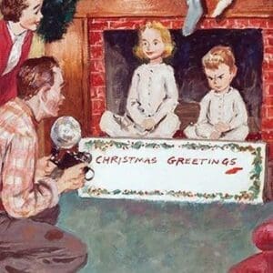 Christmas Greetings by Amos Sewell - Art Print