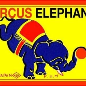 Circus Elephant - Art Print