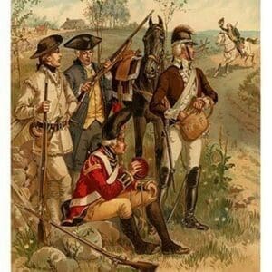 Citizen Militia 1774 - 1775 Colonial Militiamen By Henry Alexander Ogden - Art Print