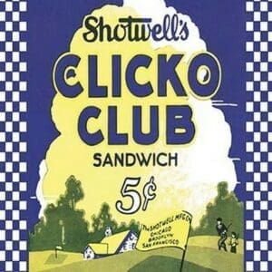 Clicko Club Sandwich - Art Print