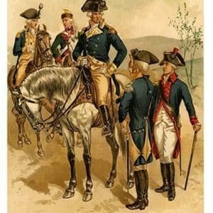 Commander In Chief - 1779 - 1783 - George Washington & His Staff By Henry Alexander Ogden - Art Print