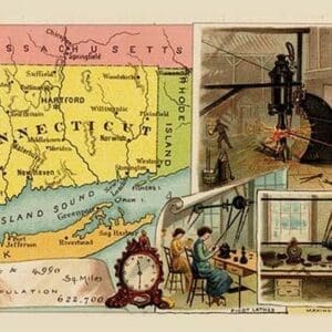 Connecticut by Arbuckle Brothers - Art Print