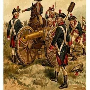 Continental Artillery - 1777- 1783 Cannoneers By Henry Alexander Ogden - Art Print