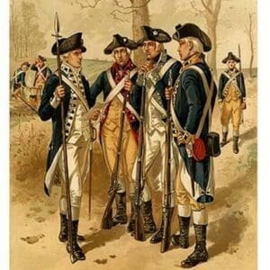 Continental Infantry - 1779 - 1783 General Orders By Henry Alexander Ogden - Art Print