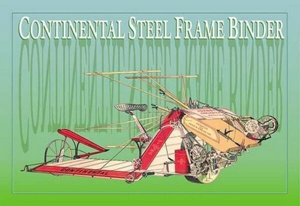 Continental Steel Frame Binder - Art Print