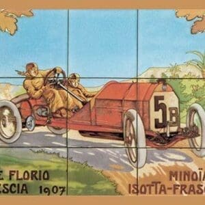 Coupe Florio Brescia - Art Print