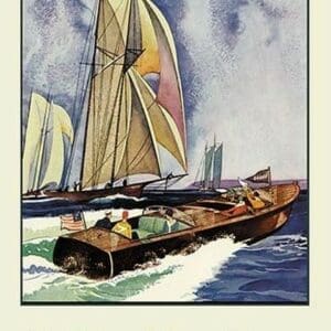Cruisers and Sailboats (Dodge Boats) by Homer - Art Print