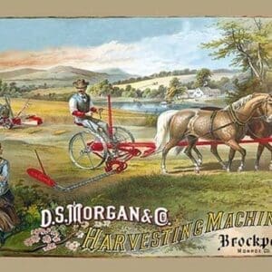 D.S. Morgan Harvesting Machinery by C.E. Hoffman - Art Print