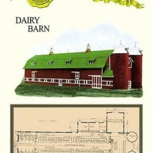 Dairy Barn by Geo E. Miller - Art Print