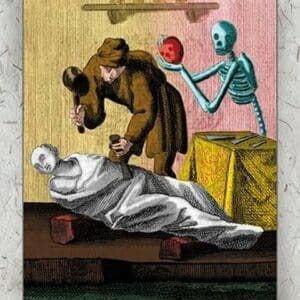 Death and a Sculptor - Art Print