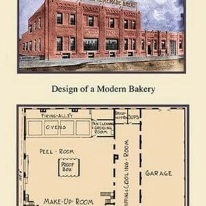 Design of a Modern Bakery by Geo E. Miller - Art Print