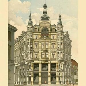 Deutscheshaus - Apartment Building & Retail Businesses by Wittman & Stahl - Art Print