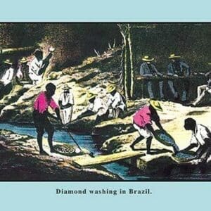 Diamond Washing in Brazil by John Howard Appleton - Art Print