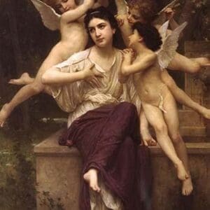 Dream of Spring by William Bouguereau - Art Print